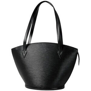 Louis Vuitton Saint Jacques Shopping Tote Bag Epi Noir Black